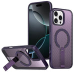 Custodia per telefono Kalebol Honeycomb con sistema di raffreddamento a nido d'ape e supporto MagSafe., For iPhone 16 Pro, For iPhone 16 Plus, For iPhone 16, For iPhone 15 Pro Max