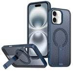 Custodia per telefono Kalebol Honeycomb con sistema di raffreddamento a nido d'ape e supporto MagSafe., For iPhone 16 Pro, For iPhone 16 Plus, For iPhone 16, For iPhone 15 Pro Max