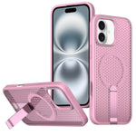 Custodia per telefono Kalebol Honeycomb con sistema di raffreddamento a nido d'ape e supporto MagSafe., For iPhone 16 Pro, For iPhone 16 Plus, For iPhone 16, For iPhone 15 Pro Max