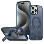 Custodia per telefono Kalebol Honeycomb con sistema di raffreddamento a nido d'ape e supporto MagSafe., For iPhone 16 Pro, For iPhone 16 Plus, For iPhone 16, For iPhone 15 Pro Max