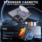 Custodia per telefono Kalebol Honeycomb con sistema di raffreddamento a nido d'ape e supporto MagSafe., For iPhone 15 Pro, For iPhone 15 Plus, For iPhone 15, For iPhone 14 Plus