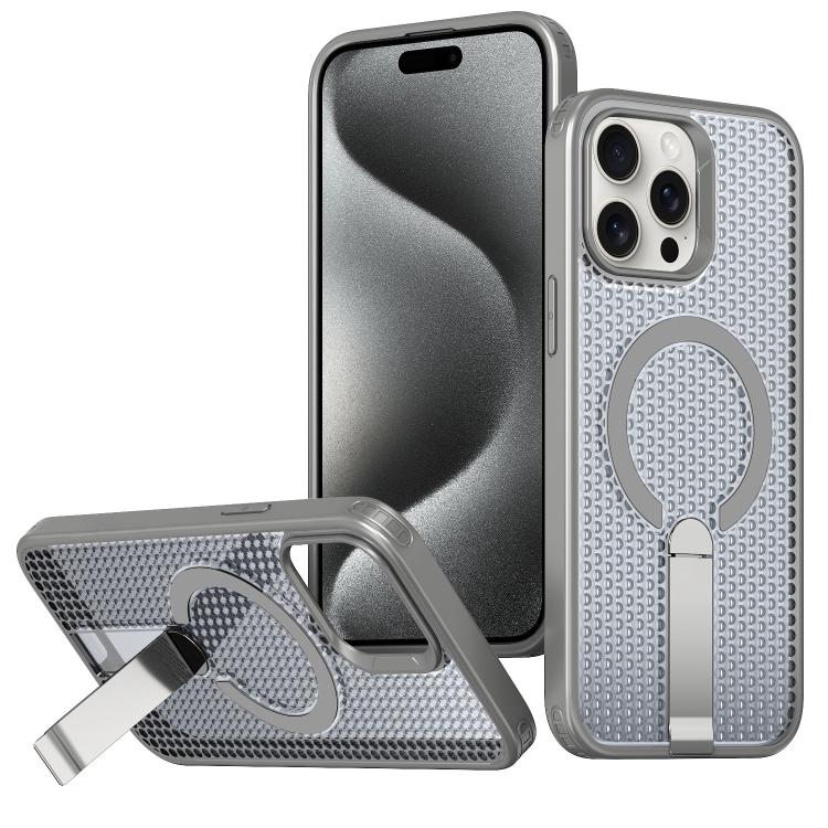 Custodia per telefono Kalebol Honeycomb con sistema di raffreddamento a nido d'ape e supporto MagSafe., For iPhone 15 Pro, For iPhone 15 Plus, For iPhone 15, For iPhone 14 Plus