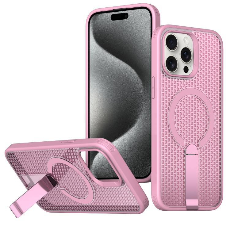 Custodia per telefono Kalebol Honeycomb con sistema di raffreddamento a nido d'ape e supporto MagSafe., For iPhone 15 Pro, For iPhone 15 Plus, For iPhone 15, For iPhone 14 Plus