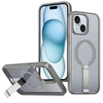Custodia per telefono Kalebol Honeycomb con sistema di raffreddamento a nido d'ape e supporto MagSafe., For iPhone 15 Pro, For iPhone 15 Plus, For iPhone 15, For iPhone 14 Plus