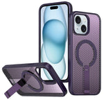 Custodia per telefono Kalebol Honeycomb con sistema di raffreddamento a nido d'ape e supporto MagSafe., For iPhone 15 Pro, For iPhone 15 Plus, For iPhone 15, For iPhone 14 Plus