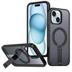 Custodia per telefono Kalebol Honeycomb con sistema di raffreddamento a nido d'ape e supporto MagSafe., For iPhone 15 Pro, For iPhone 15 Plus, For iPhone 15, For iPhone 14 Plus