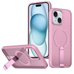 Custodia per telefono Kalebol Honeycomb con sistema di raffreddamento a nido d'ape e supporto MagSafe., For iPhone 15 Pro, For iPhone 15 Plus, For iPhone 15, For iPhone 14 Plus