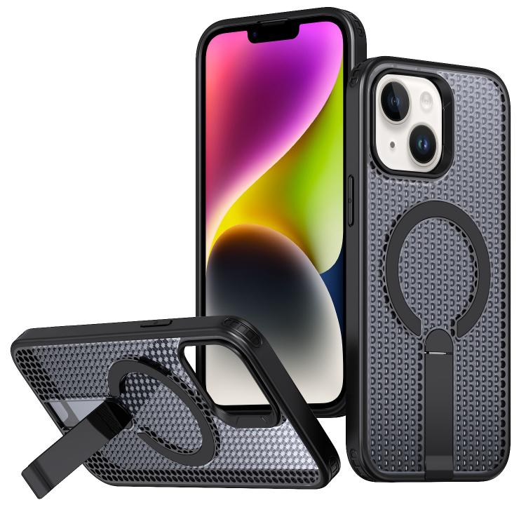 Custodia per telefono Kalebol Honeycomb con sistema di raffreddamento a nido d'ape e supporto MagSafe., For iPhone 14, For iPhone 14 Pro, For iPhone 14 Pro Max, For iPhone 13 Pro Max
