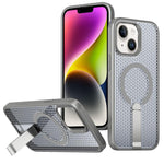 Custodia per telefono Kalebol Honeycomb con sistema di raffreddamento a nido d'ape e supporto MagSafe., For iPhone 14, For iPhone 14 Pro, For iPhone 14 Pro Max, For iPhone 13 Pro Max