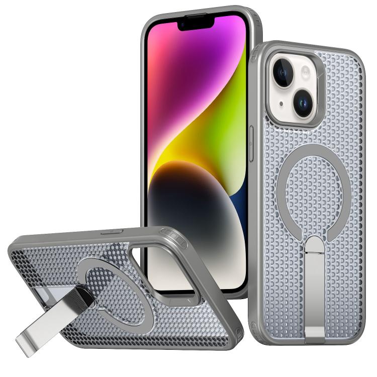 Custodia per telefono Kalebol Honeycomb con sistema di raffreddamento a nido d'ape e supporto MagSafe., For iPhone 14, For iPhone 14 Pro, For iPhone 14 Pro Max, For iPhone 13 Pro Max