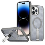 Custodia per telefono Kalebol Honeycomb con sistema di raffreddamento a nido d'ape e supporto MagSafe., For iPhone 14, For iPhone 14 Pro, For iPhone 14 Pro Max, For iPhone 13 Pro Max