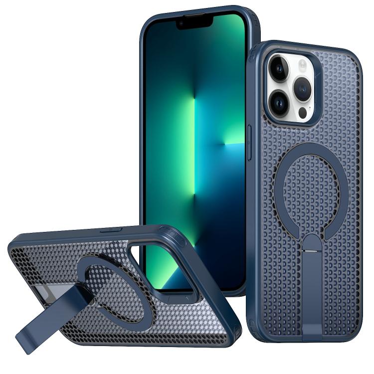 Custodia per telefono Kalebol Honeycomb con sistema di raffreddamento a nido d'ape e supporto MagSafe., For iPhone 14, For iPhone 14 Pro, For iPhone 14 Pro Max, For iPhone 13 Pro Max