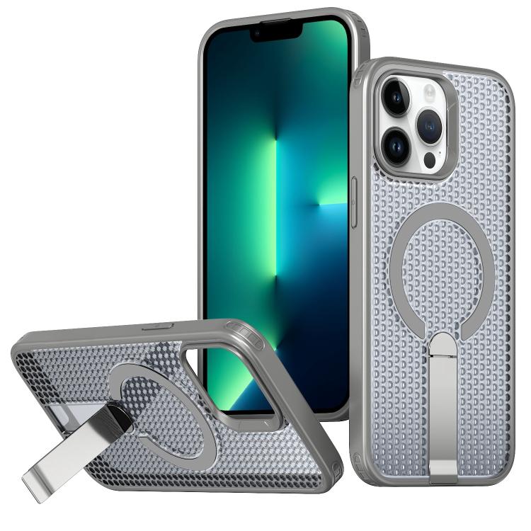 Custodia per telefono Kalebol Honeycomb con sistema di raffreddamento a nido d'ape e supporto MagSafe., For iPhone 14, For iPhone 14 Pro, For iPhone 14 Pro Max, For iPhone 13 Pro Max