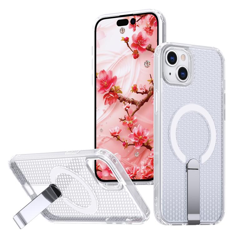 Custodia per telefono Kalebol Honeycomb con sistema di raffreddamento a nido d'ape e supporto MagSafe., For iPhone 15 Pro, For iPhone 15 Plus, For iPhone 15, For iPhone 14 Plus