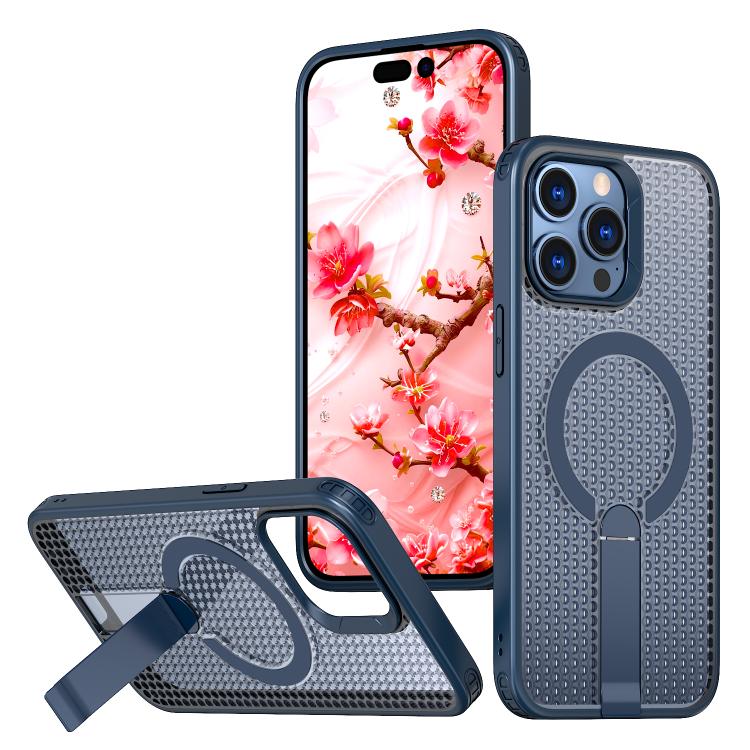 Custodia per telefono Kalebol Honeycomb con sistema di raffreddamento a nido d'ape e supporto MagSafe., For iPhone 14, For iPhone 14 Pro, For iPhone 14 Pro Max, For iPhone 13 Pro Max