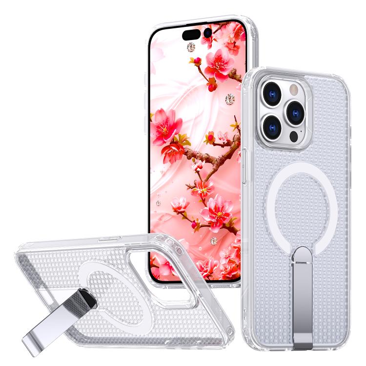 Custodia per telefono Kalebol Honeycomb con sistema di raffreddamento a nido d'ape e supporto MagSafe., For iPhone 14, For iPhone 14 Pro, For iPhone 14 Pro Max, For iPhone 13 Pro Max