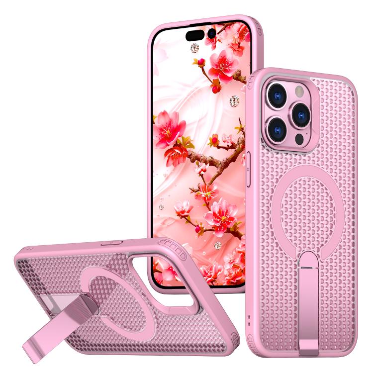 Custodia per telefono Kalebol Honeycomb con sistema di raffreddamento a nido d'ape e supporto MagSafe., For iPhone 14, For iPhone 14 Pro, For iPhone 14 Pro Max, For iPhone 13 Pro Max
