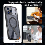 Custodia per telefono Kalebol Honeycomb con sistema di raffreddamento a nido d'ape e supporto MagSafe., For iPhone 18 Pro, For iPhone 18 Pro Max, For iPhone 17e / 16e, For iPhone 17 Pro Max