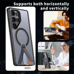 Custodia per telefono Kalebol Honeycomb con sistema di raffreddamento a nido d'ape e supporto MagSafe., For Galaxy S25 Ultra 5G, For Galaxy S24 FE 5G, For Galaxy S24 Ultra 5G, For Galaxy S24+ 5G