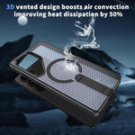 Custodia per telefono Kalebol Honeycomb con sistema di raffreddamento a nido d'ape e supporto MagSafe., For Galaxy S25 Ultra 5G, For Galaxy S24 FE 5G, For Galaxy S24 Ultra 5G, For Galaxy S24+ 5G