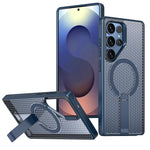 Custodia per telefono Kalebol Honeycomb con sistema di raffreddamento a nido d'ape e supporto MagSafe., For Galaxy S25 Ultra 5G, For Galaxy S24 FE 5G, For Galaxy S24 Ultra 5G, For Galaxy S24+ 5G