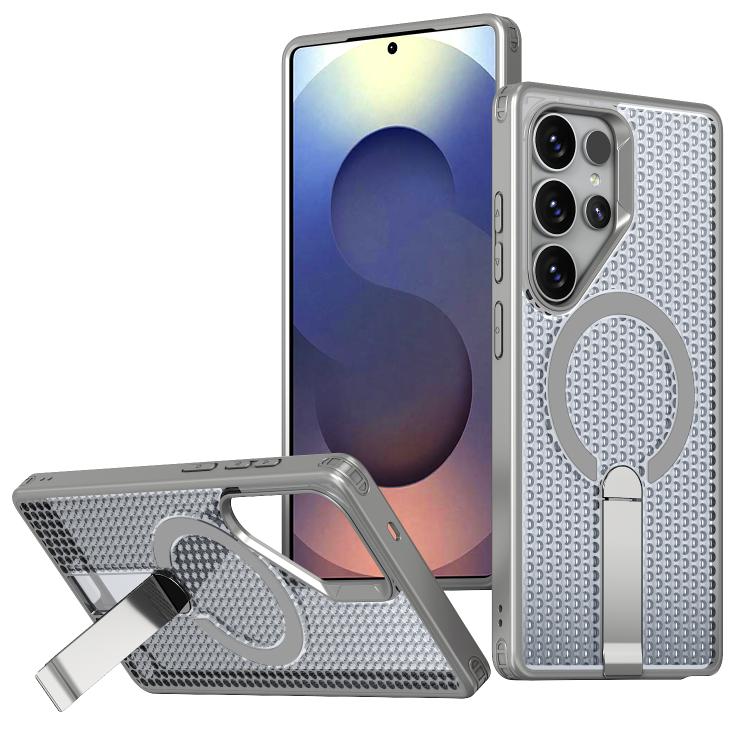 Custodia per telefono Kalebol Honeycomb con sistema di raffreddamento a nido d'ape e supporto MagSafe., For Galaxy S25 Ultra 5G, For Galaxy S24 FE 5G, For Galaxy S24 Ultra 5G, For Galaxy S24+ 5G