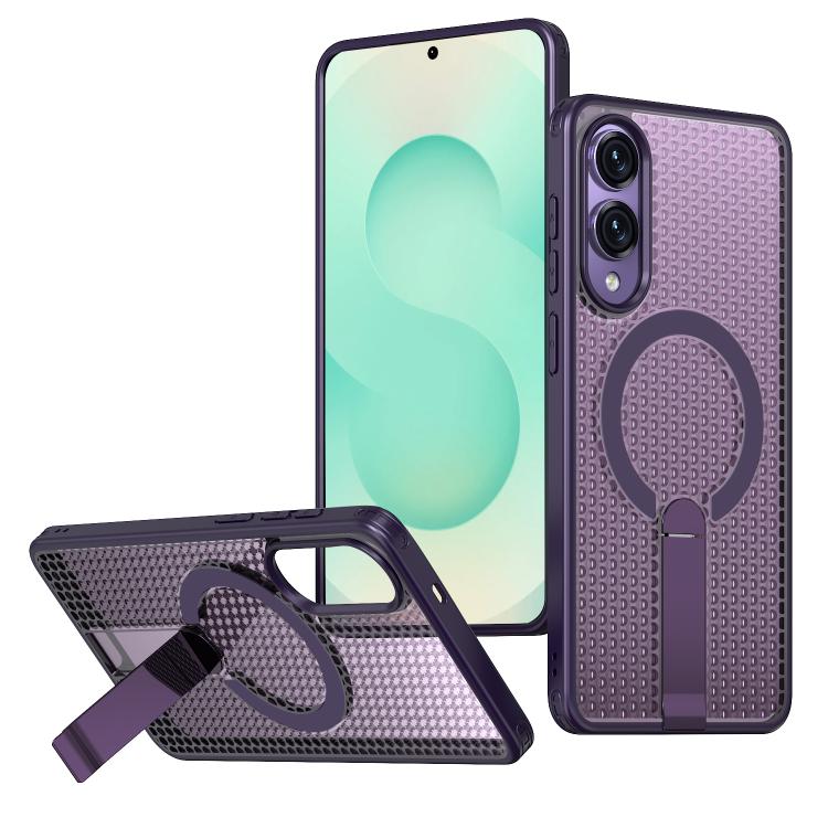 Custodia per telefono Kalebol Honeycomb con sistema di raffreddamento a nido d'ape e supporto MagSafe., For Galaxy S25 FE 5G, For Galaxy S25 Edge 5G, For Galaxy S25 5G, For Galaxy S25+ 5G