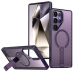 Custodia per telefono Kalebol Honeycomb con sistema di raffreddamento a nido d'ape e supporto MagSafe., For Galaxy S25 Ultra 5G, For Galaxy S24 FE 5G, For Galaxy S24 Ultra 5G, For Galaxy S24+ 5G