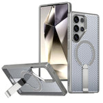 Custodia per telefono Kalebol Honeycomb con sistema di raffreddamento a nido d'ape e supporto MagSafe., For Galaxy S24 5G, For Galaxy S23 Ultra 5G, For Galaxy S23+ 5G