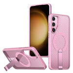 Custodia per telefono Kalebol Honeycomb con sistema di raffreddamento a nido d'ape e supporto MagSafe., For Galaxy S24 5G, For Galaxy S23 Ultra 5G, For Galaxy S23+ 5G