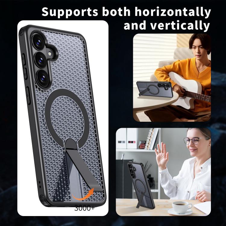 Custodia per telefono Kalebol Honeycomb con sistema di raffreddamento a nido d'ape e supporto MagSafe., For Galaxy S26 FE 5G, For Galaxy S26+ 5G, For Galaxy S26 Ultra 5G, For Galaxy S26 5G