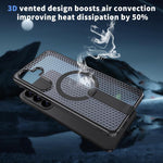 Custodia per telefono Kalebol Honeycomb con sistema di raffreddamento a nido d'ape e supporto MagSafe., For Galaxy S26 FE 5G, For Galaxy S26+ 5G, For Galaxy S26 Ultra 5G, For Galaxy S26 5G