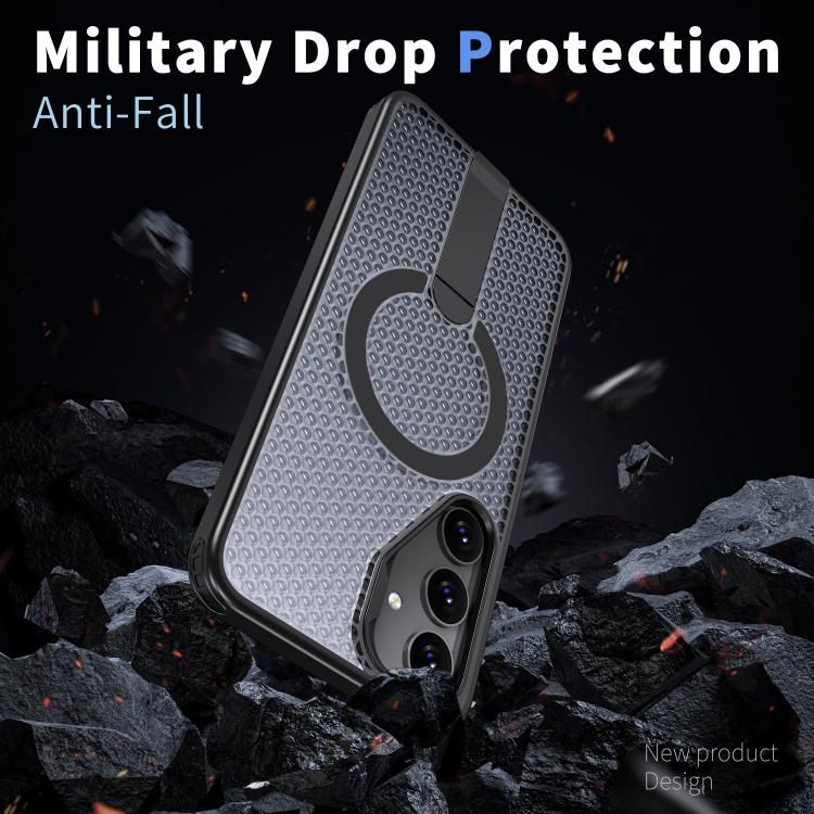 Custodia per telefono Kalebol Honeycomb con sistema di raffreddamento a nido d'ape e supporto MagSafe., For Galaxy S25 FE 5G, For Galaxy S25 Edge 5G, For Galaxy S25 5G, For Galaxy S25+ 5G