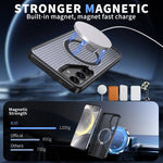 Custodia per telefono Kalebol Honeycomb con sistema di raffreddamento a nido d'ape e supporto MagSafe., For Galaxy S24 5G, For Galaxy S23 Ultra 5G, For Galaxy S23+ 5G