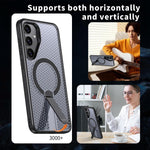 Custodia per telefono Kalebol Honeycomb con sistema di raffreddamento a nido d'ape e supporto MagSafe., For Galaxy S24 5G, For Galaxy S23 Ultra 5G, For Galaxy S23+ 5G