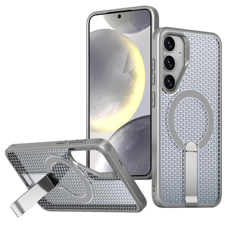 Custodia per telefono Kalebol Honeycomb con sistema di raffreddamento a nido d'ape e supporto MagSafe., For Galaxy S24 5G, For Galaxy S23 Ultra 5G, For Galaxy S23+ 5G