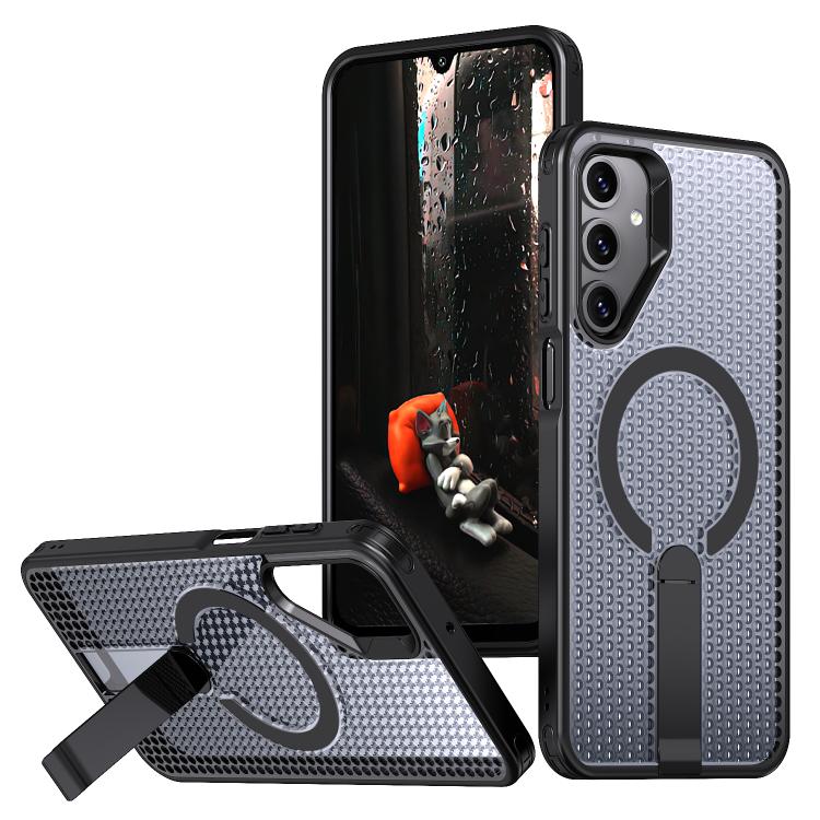 Custodia per telefono Kalebol Honeycomb con sistema di raffreddamento a nido d'ape e supporto MagSafe., For Galaxy A36 5G, For Galaxy A16 5G, For Galaxy A15 5G, For Galaxy A55 5G