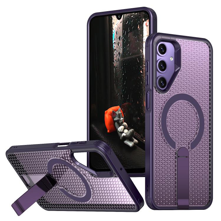 Custodia per telefono Kalebol Honeycomb con sistema di raffreddamento a nido d'ape e supporto MagSafe., For Galaxy A36 5G, For Galaxy A16 5G, For Galaxy A15 5G, For Galaxy A55 5G