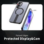 Custodia per telefono Kalebol Honeycomb con sistema di raffreddamento a nido d'ape e supporto MagSafe., For Samsung Galaxy A35 5G, For Galaxy A05s, For Galaxy A25 5G