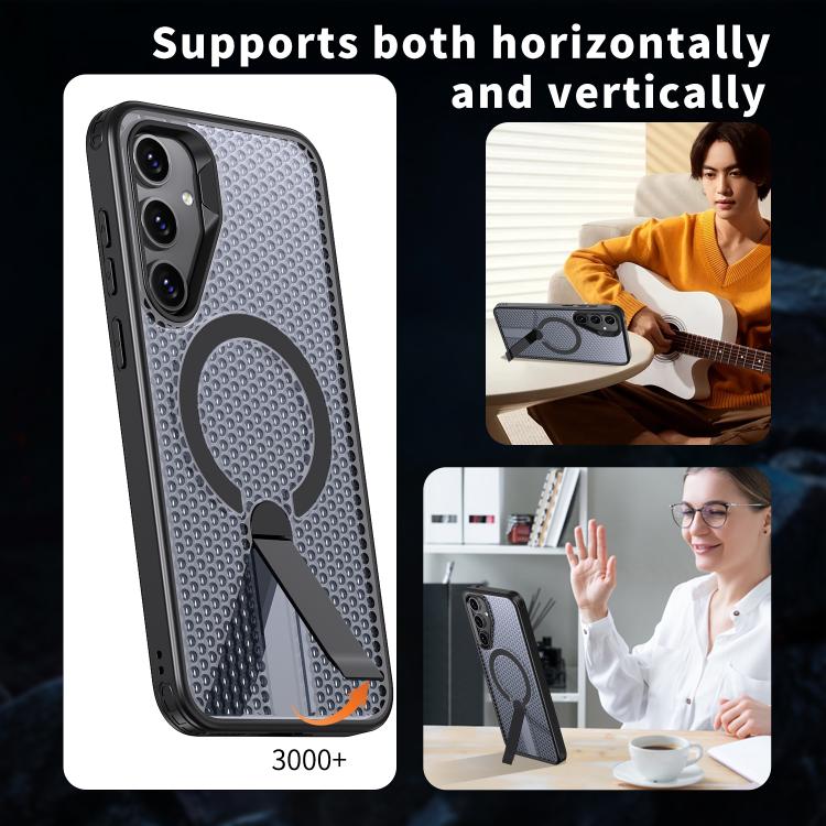 Custodia per telefono Kalebol Honeycomb con sistema di raffreddamento a nido d'ape e supporto MagSafe., For Samsung Galaxy A35 5G, For Galaxy A05s, For Galaxy A25 5G