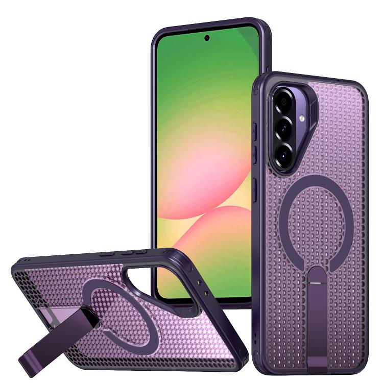 Custodia per telefono Kalebol Honeycomb con sistema di raffreddamento a nido d'ape e supporto MagSafe., For Galaxy A07 4G / 5G, For Galaxy A06 5G, For Galaxy A56 5G, For Galaxy A26 5G