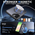 Custodia per telefono Kalebol Honeycomb con sistema di raffreddamento a nido d'ape e supporto MagSafe., For Galaxy A36 5G, For Galaxy A16 5G, For Galaxy A15 5G, For Galaxy A55 5G