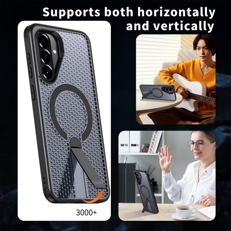 Custodia per telefono Kalebol Honeycomb con sistema di raffreddamento a nido d'ape e supporto MagSafe., For Galaxy A36 5G, For Galaxy A16 5G, For Galaxy A15 5G, For Galaxy A55 5G