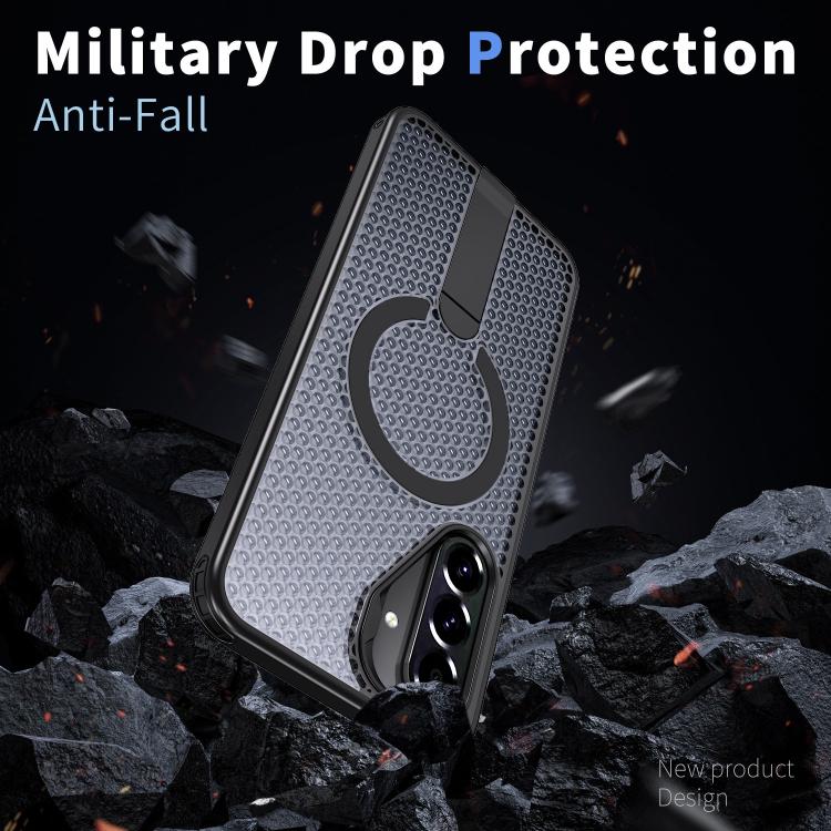 Custodia per telefono Kalebol Honeycomb con sistema di raffreddamento a nido d'ape e supporto MagSafe., For Galaxy A57 5G, For Galaxy A37 5G, For Galaxy A27 5G, For Galaxy A17 4G / 5G