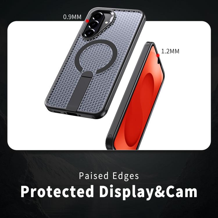Custodia per telefono Kalebol Honeycomb con sistema di raffreddamento a nido d'ape e supporto MagSafe., For Galaxy A57 5G, For Galaxy A37 5G, For Galaxy A27 5G, For Galaxy A17 4G / 5G