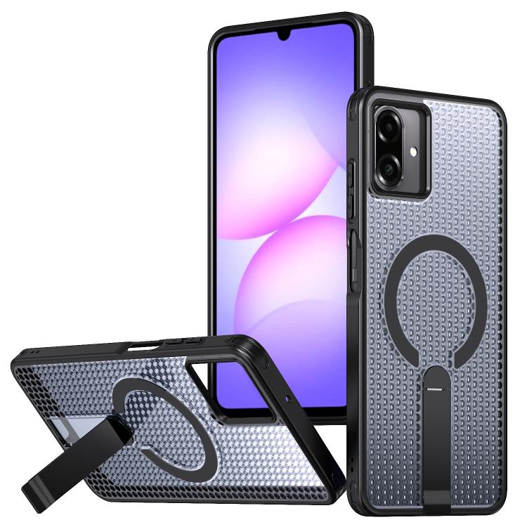 Custodia per telefono Kalebol Honeycomb con sistema di raffreddamento a nido d'ape e supporto MagSafe., For Galaxy A07 4G / 5G, For Galaxy A06 5G, For Galaxy A56 5G, For Galaxy A26 5G