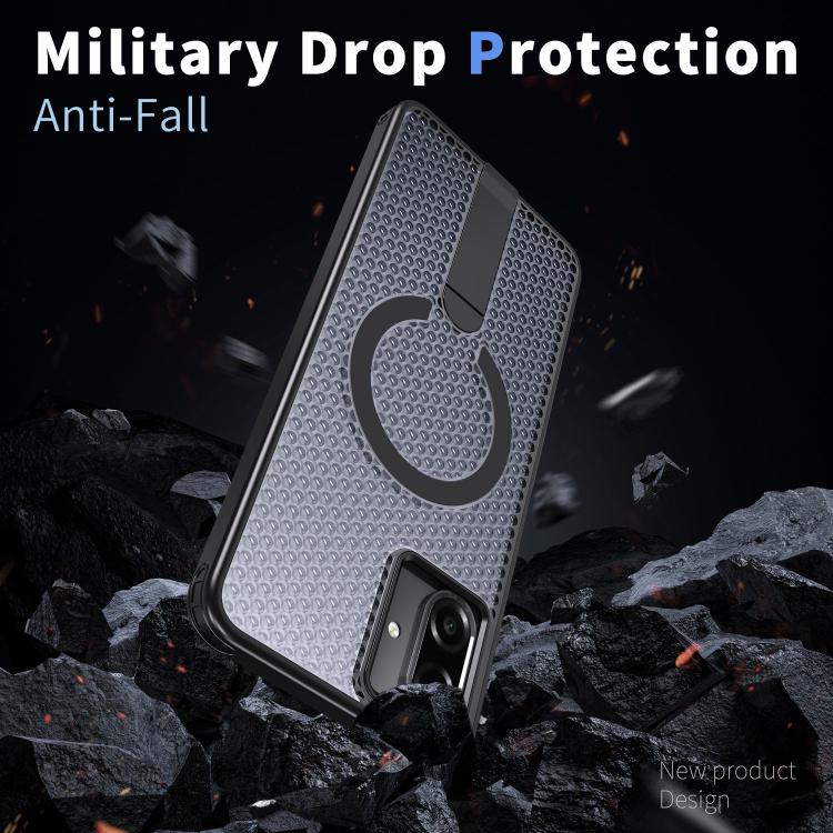 Custodia per telefono Kalebol Honeycomb con sistema di raffreddamento a nido d'ape e supporto MagSafe., For Galaxy A07 4G / 5G, For Galaxy A06 5G, For Galaxy A56 5G, For Galaxy A26 5G