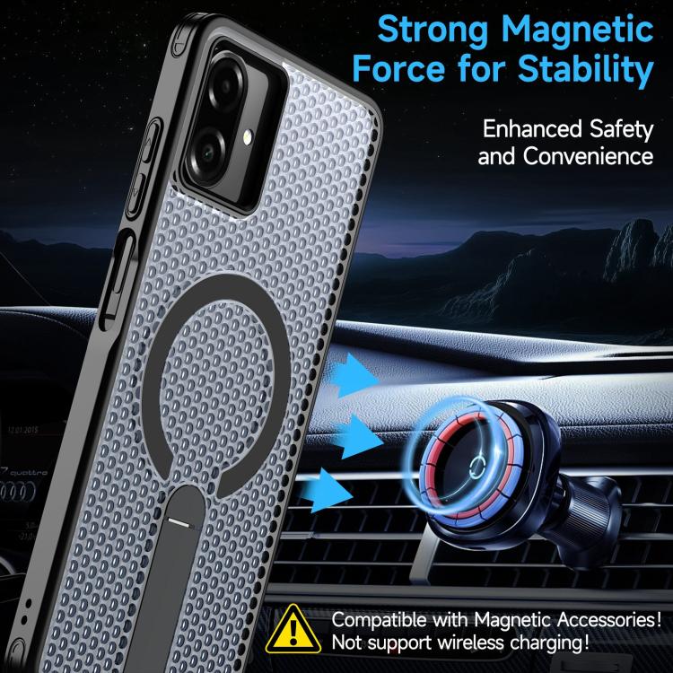 Custodia per telefono Kalebol Honeycomb con sistema di raffreddamento a nido d'ape e supporto MagSafe., For Galaxy A07 4G / 5G, For Galaxy A06 5G, For Galaxy A56 5G, For Galaxy A26 5G