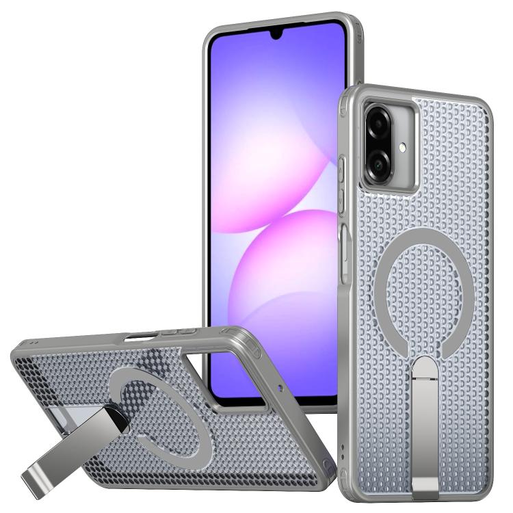 Custodia per telefono Kalebol Honeycomb con sistema di raffreddamento a nido d'ape e supporto MagSafe., For Galaxy A07 4G / 5G, For Galaxy A06 5G, For Galaxy A56 5G, For Galaxy A26 5G