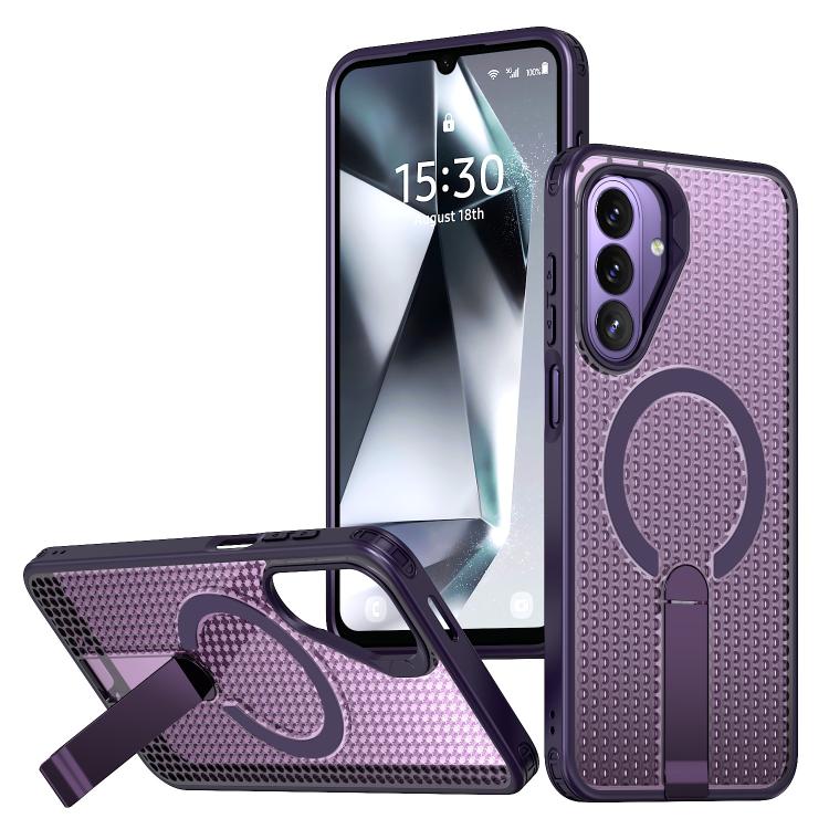 Custodia per telefono Kalebol Honeycomb con sistema di raffreddamento a nido d'ape e supporto MagSafe., For Galaxy A57 5G, For Galaxy A37 5G, For Galaxy A27 5G, For Galaxy A17 4G / 5G